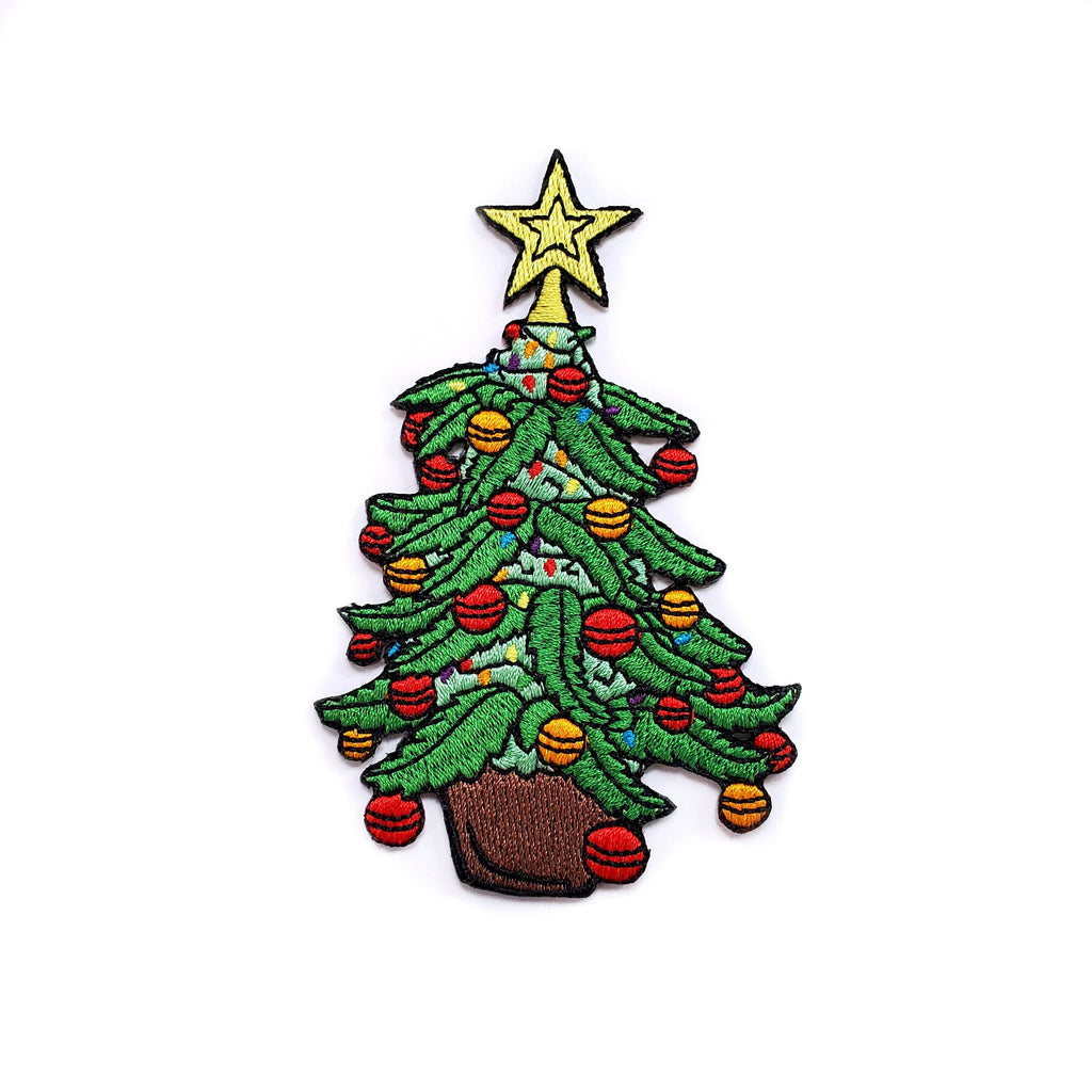 Cannabis Christmas Tree Patch by Kolorspun