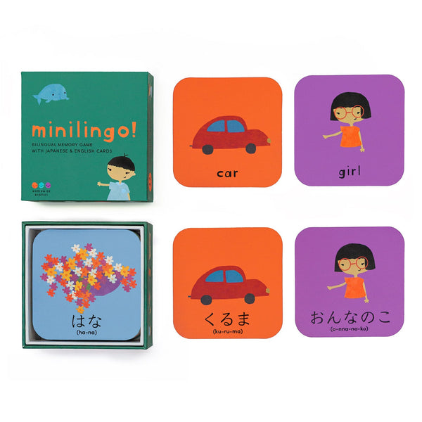 Minilingo, English/Japanese Flashcards by Worldwide Buddies