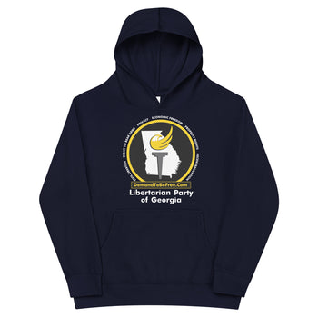 Libertarian Party of Georgia Kids fleece hoodie