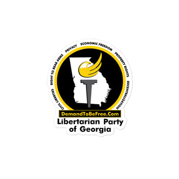 Libertarian Party of Georgia Bubble-free stickers