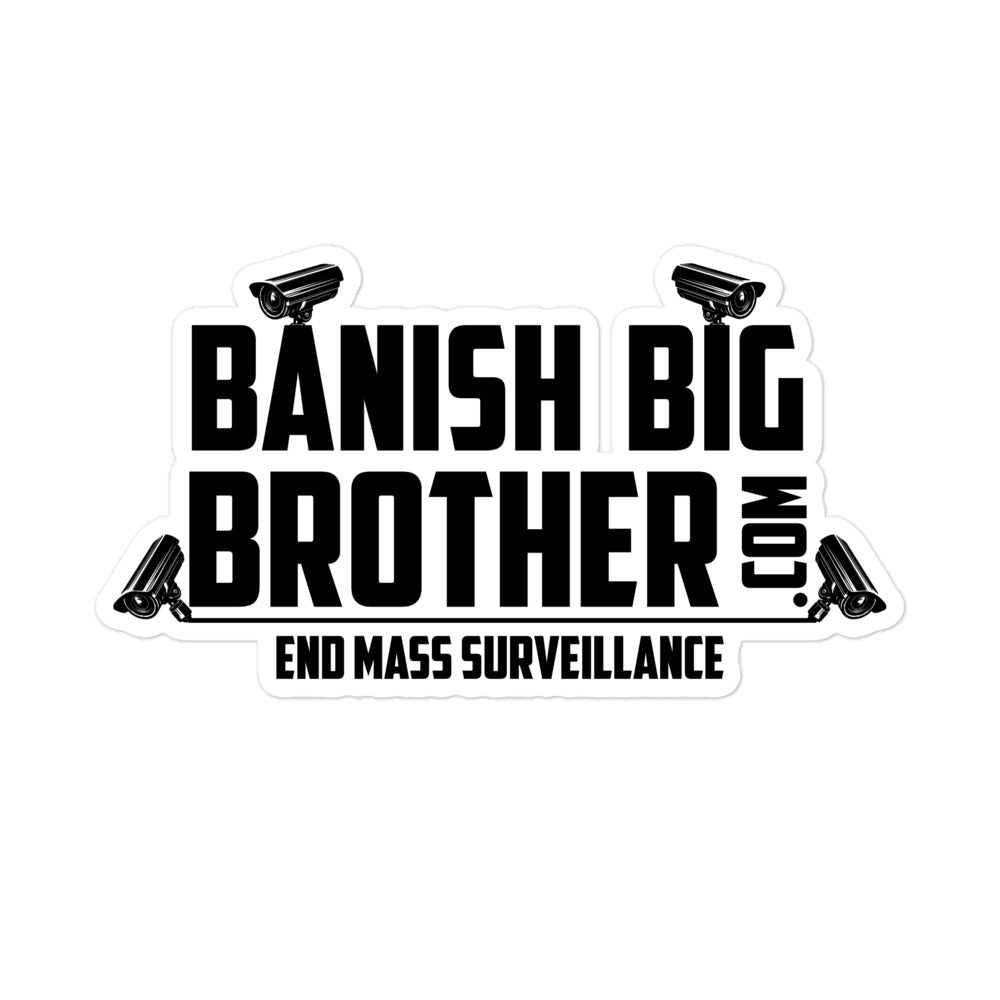 End Mass Surveillance Sticker