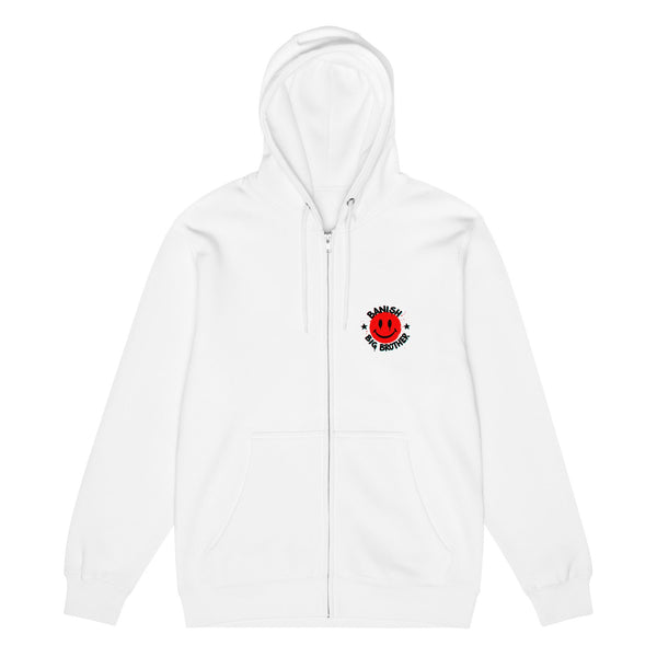 Sweet Smiley Zip-Up Hoodie (Light)