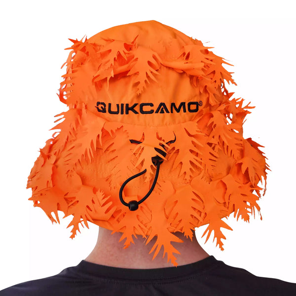 2-in-1 Leafy Face Mask and Bucket Hat (Adjustable, OSFM)