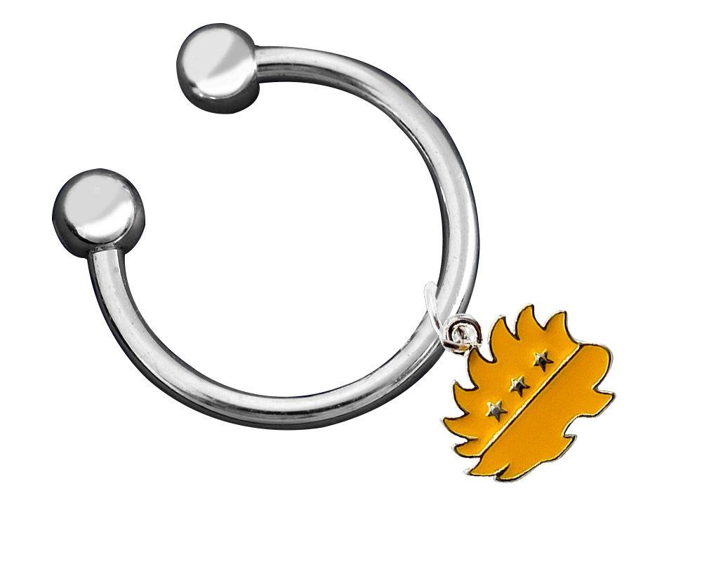Libertarian Gold Porcupine Key Chains by Fundraising For A Cause