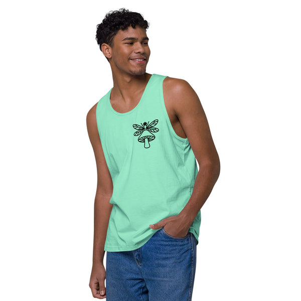 Mushmore Dragonfly Men’s premium tank top