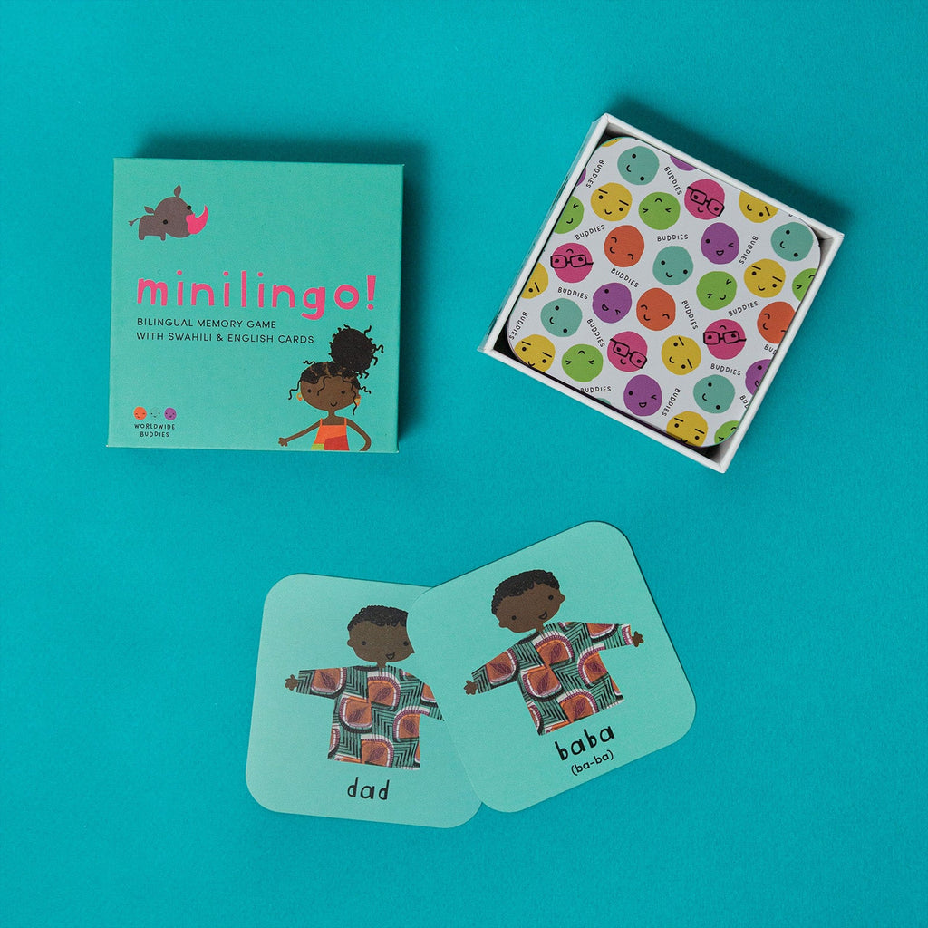 Minilingo, English/Swahili Flashcards by Worldwide Buddies