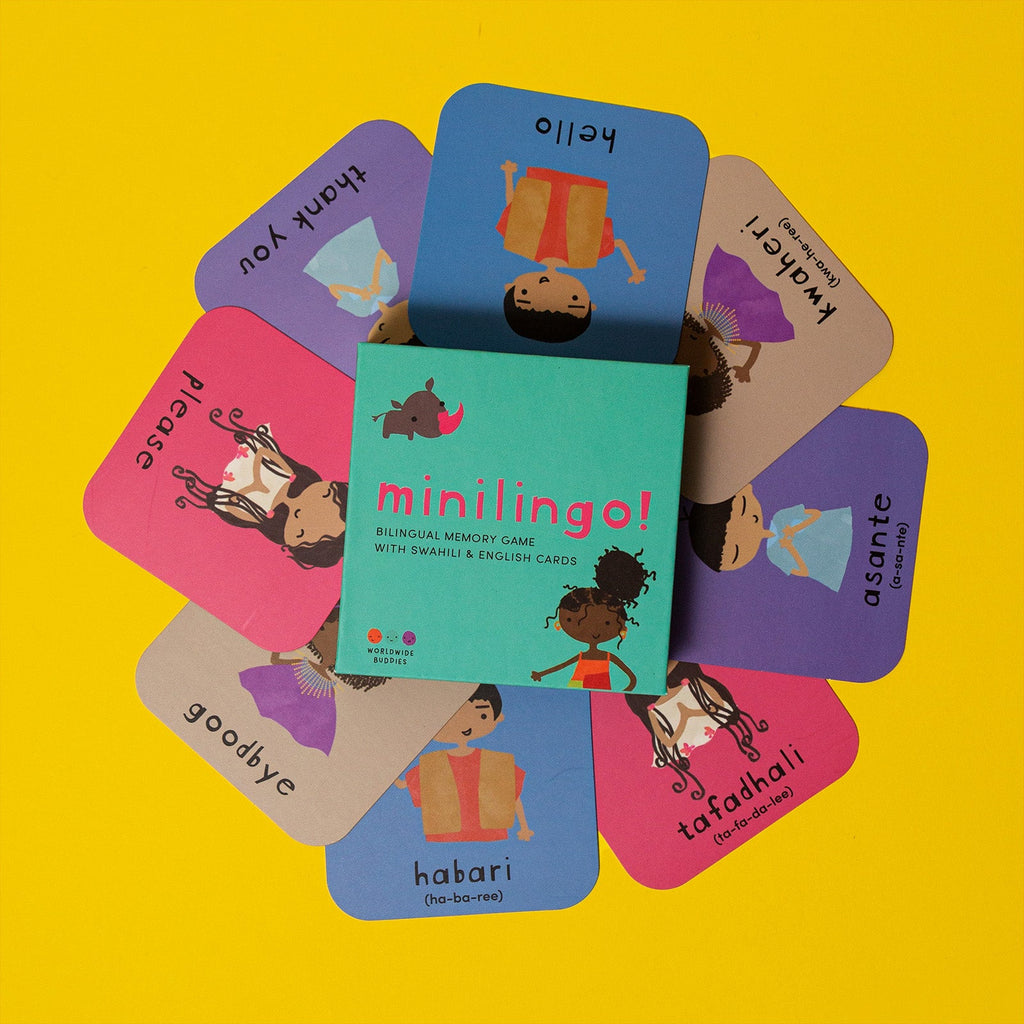 Minilingo, English/Swahili Flashcards by Worldwide Buddies