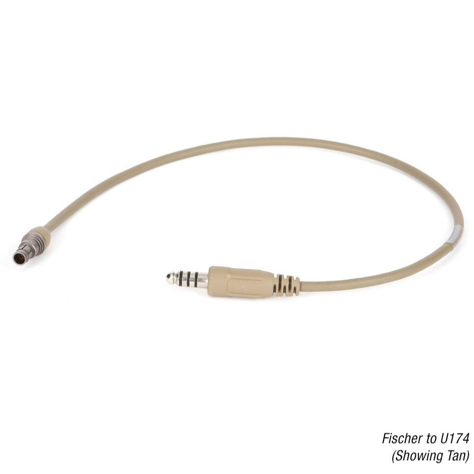 Ops-Core AMP U174 Downlead Cable | Monaural, Stereo & Mono-Binaural - Proud Libertarian - Atomic Defense