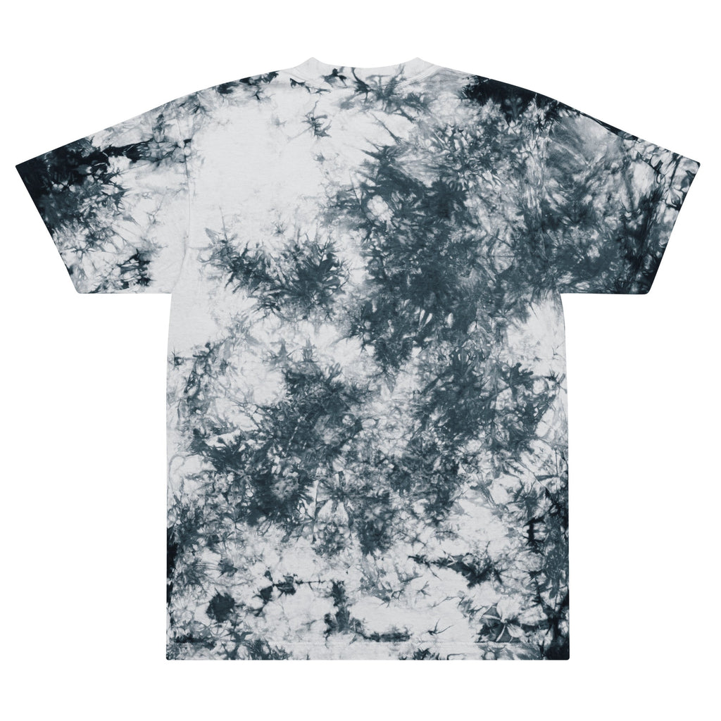 Mushmore Embroidered Oversized tie-dye t-shirt