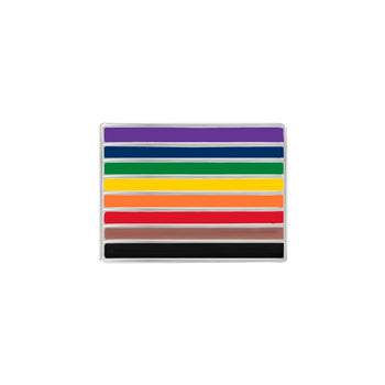 Philadelphia 8 Stripe Pride Rainbow Rectangle Pins by Fundraising For A Cause