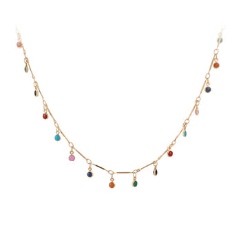 Rainbow Bead Necklace by White Market - Proud Libertarian - White Market