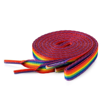 Rainbow Gay Pride Shoe Laces by Fundraising For A Cause