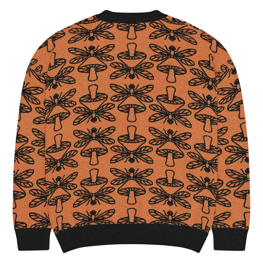 Mushmore Dragonfly Relaxed fit knitted crew neck sweater
