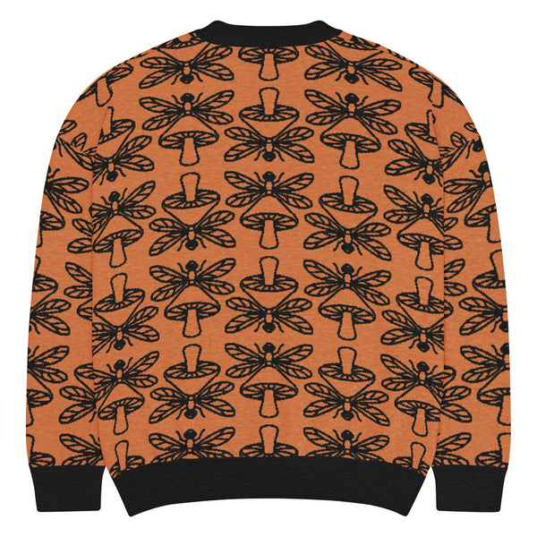Mushmore Dragonfly Relaxed fit knitted crew neck sweater