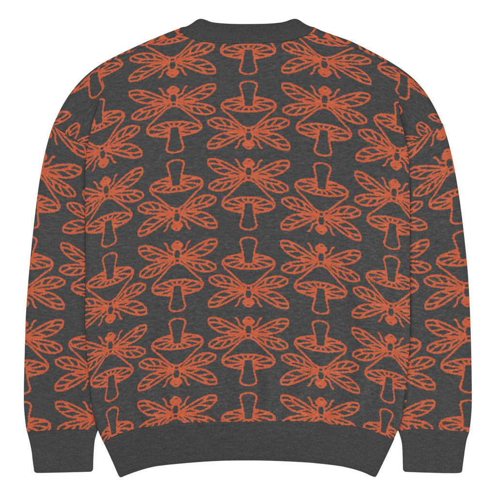 Mushmore Dragonfly Relaxed fit knitted crew neck sweater
