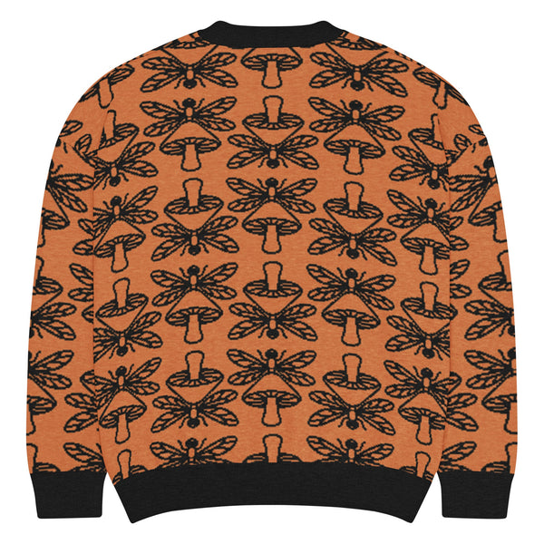 Mushmore Dragonfly Relaxed fit knitted crew neck sweater