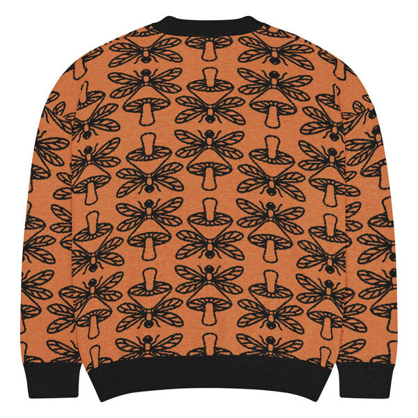 Mushmore Dragonfly Relaxed fit knitted crew neck sweater