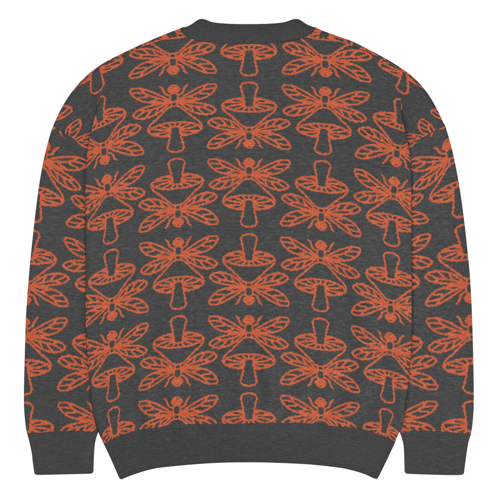 Mushmore Dragonfly Relaxed fit knitted crew neck sweater