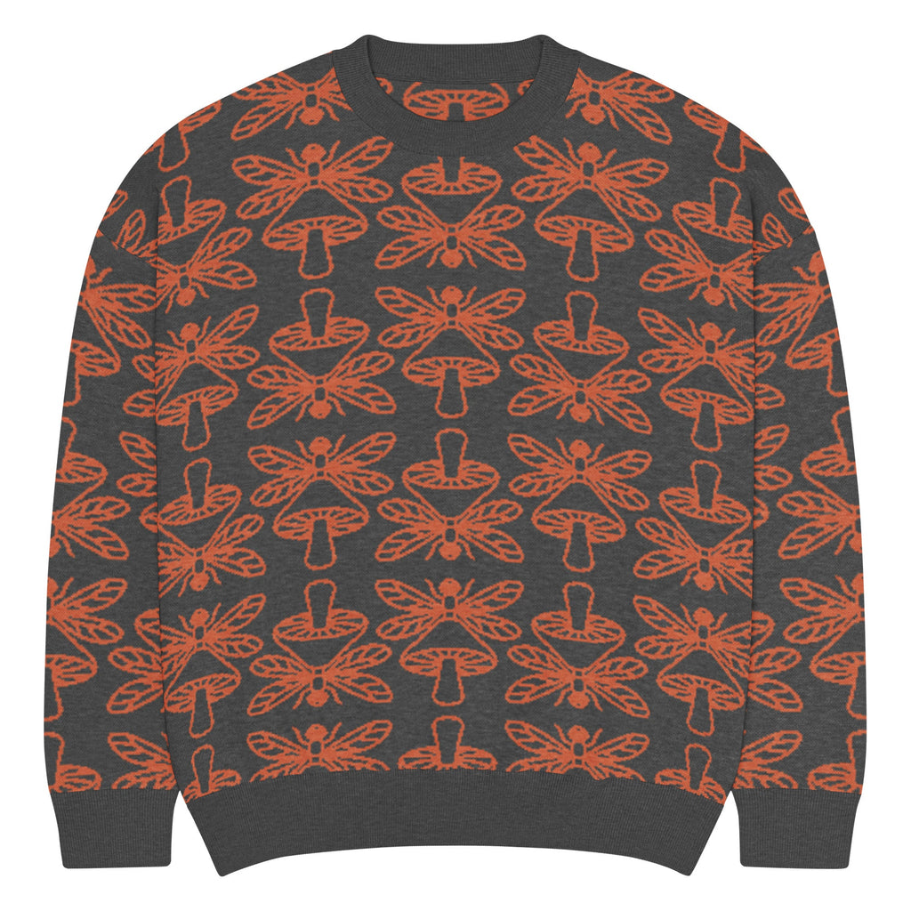 Mushmore Dragonfly Relaxed fit knitted crew neck sweater