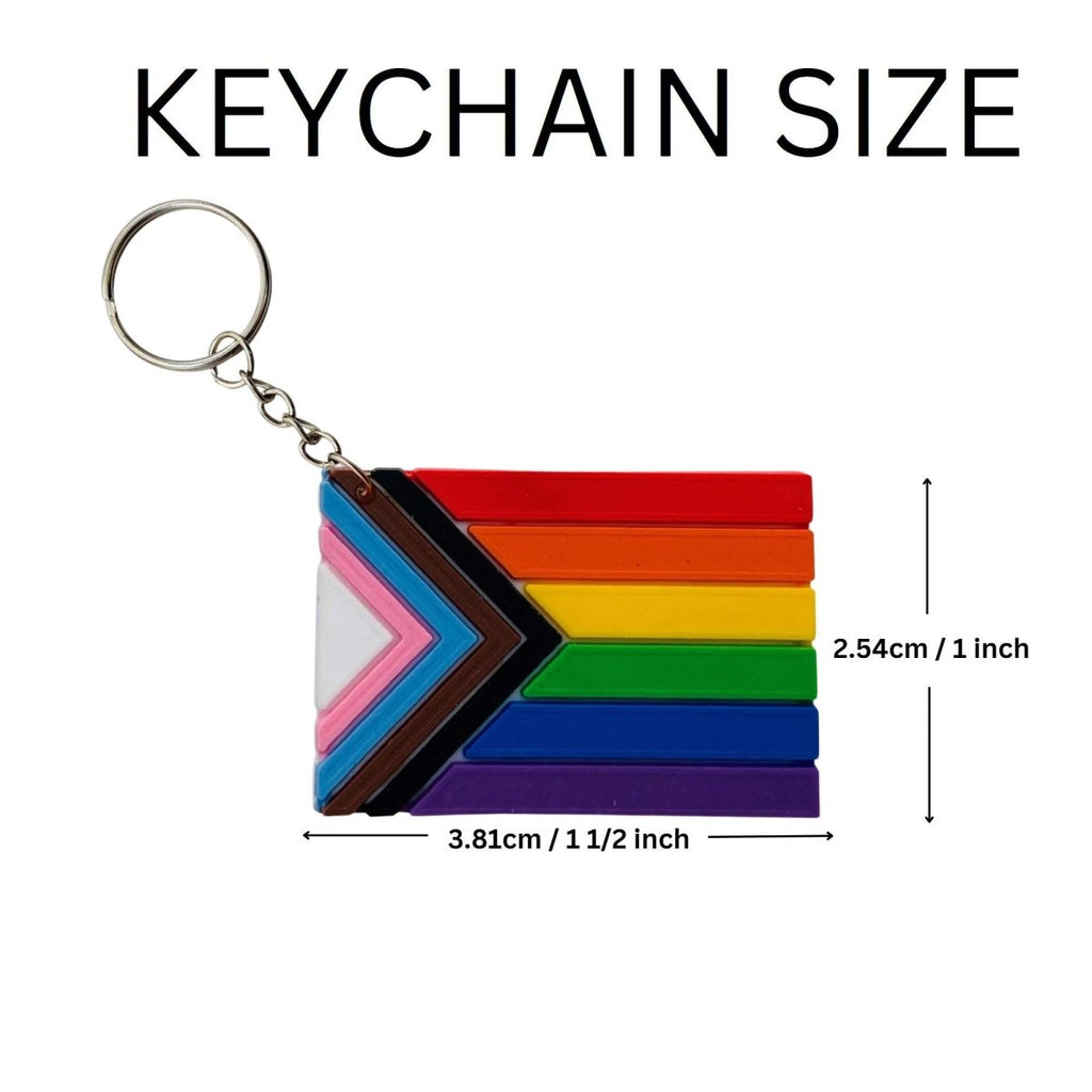 Silicone Daniel Quasar Flag Keychains by Fundraising For A Cause