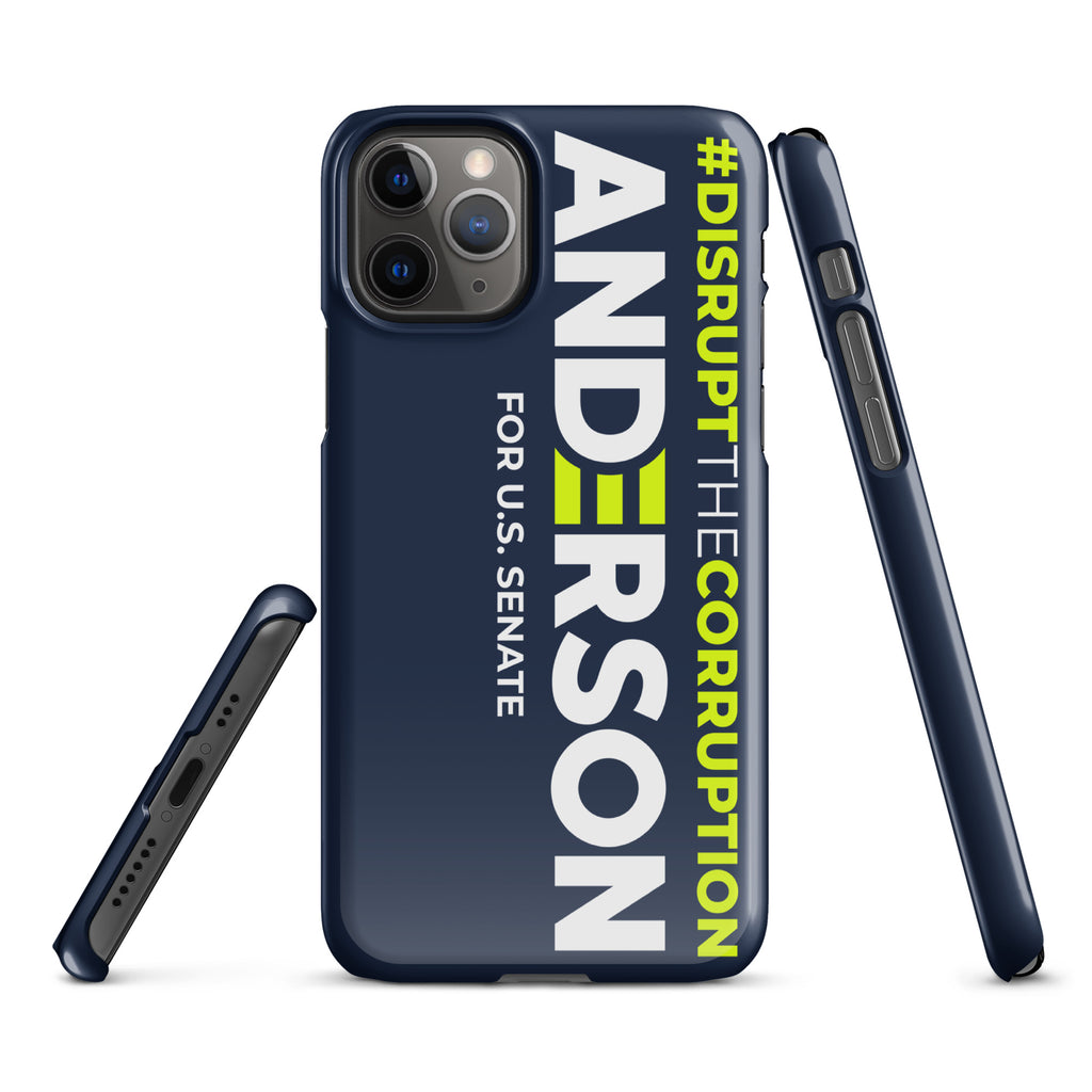 Disrupt the Corruption Phil Anderson For Senate Snap case for iPhone®