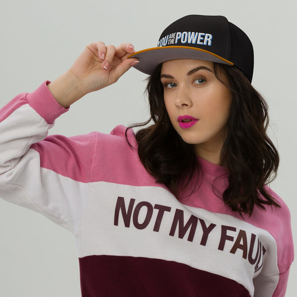 You are the Power Snapback Hat