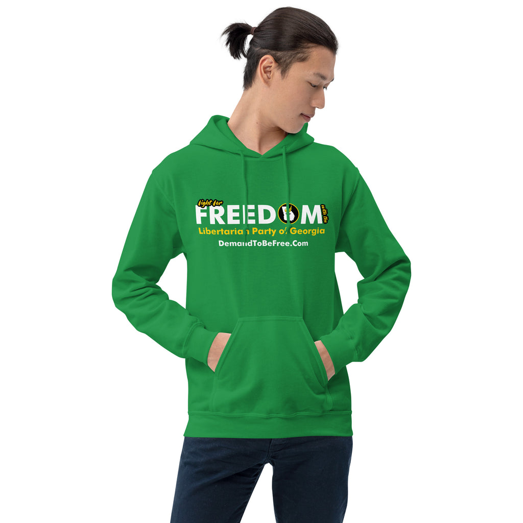 Fight for Freedom Libertarian Party of Georgia Unisex Hoodie