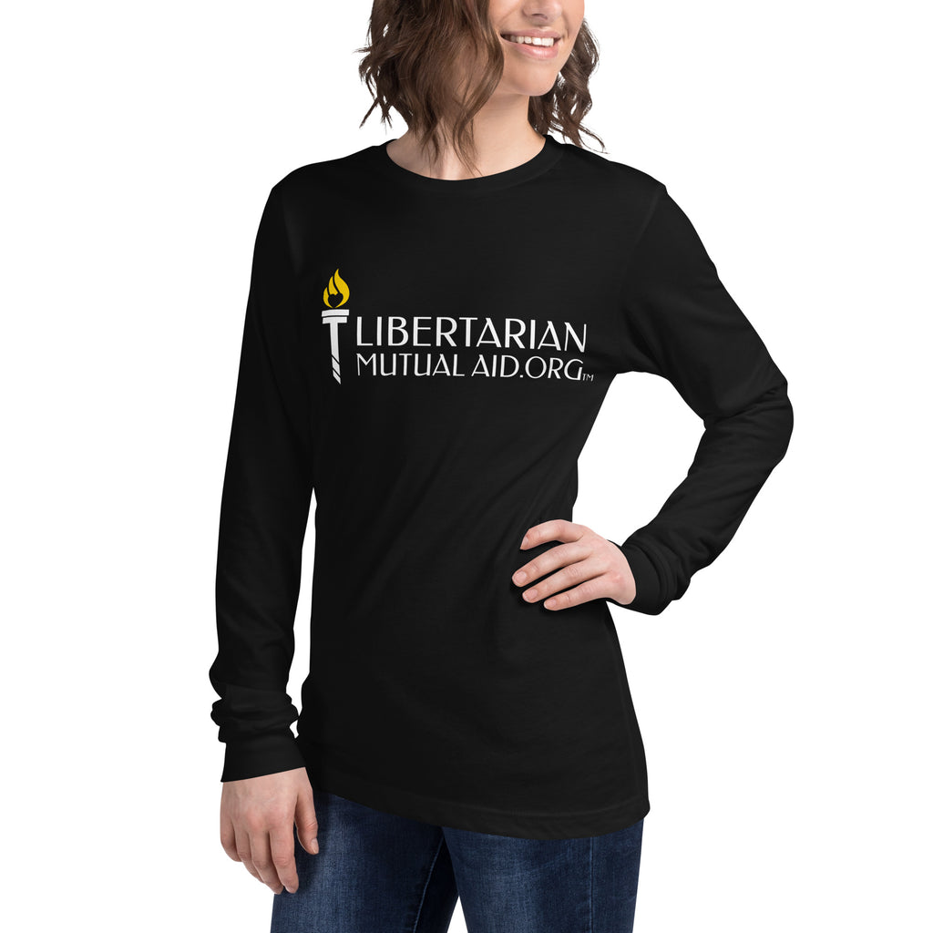 Libertarian Mutual Aid - We are not from the Government Long Sleeve Tee