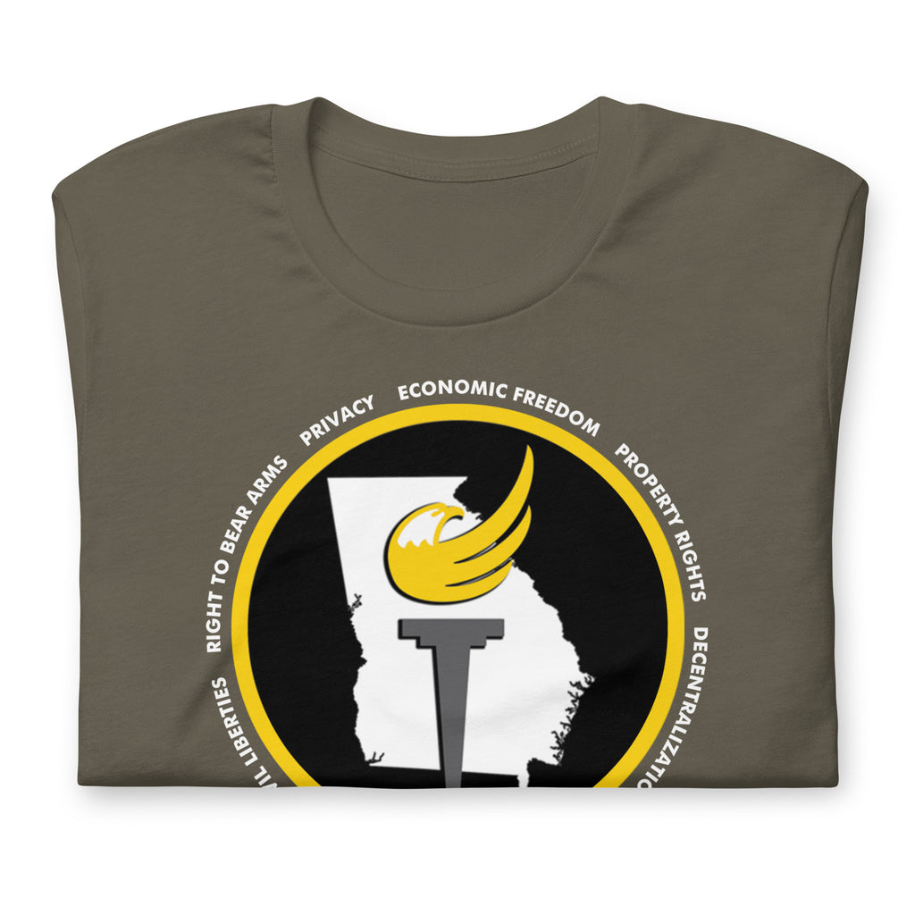 Libertarian Party of Georgia Unisex t-shirt