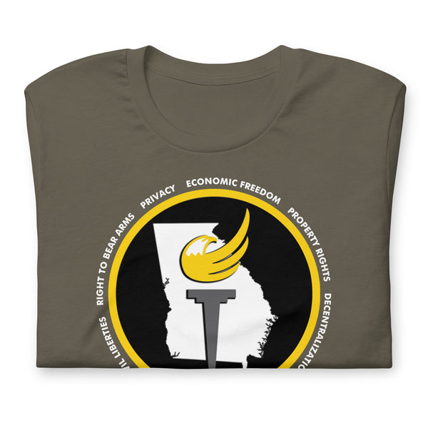 Libertarian Party of Georgia Unisex t-shirt