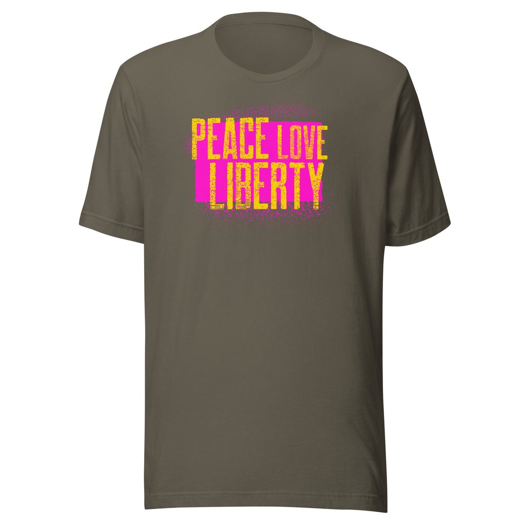 Peace Love and Liberty -  t-shirt