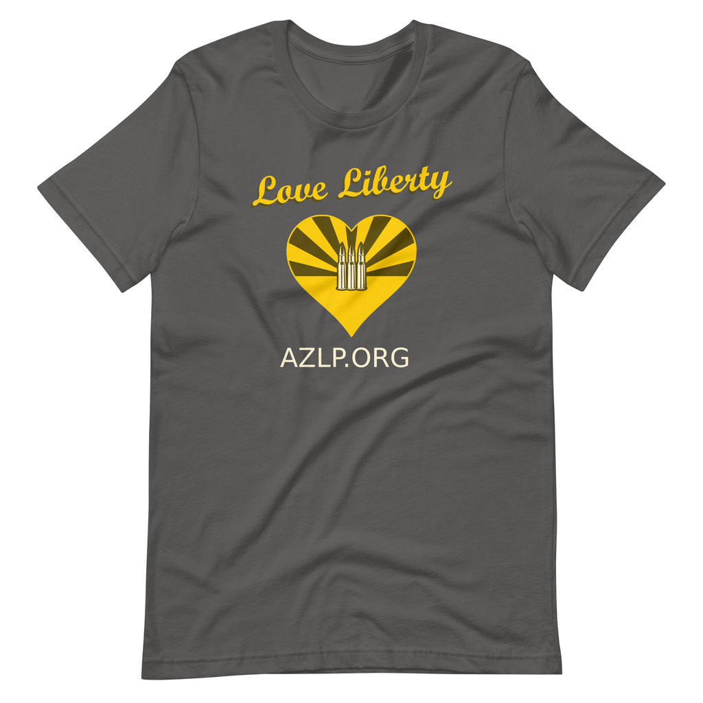 Love 2A Liberty Arizona Libertarian Party Unisex t-shirt