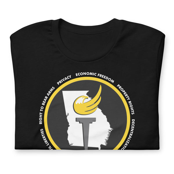Libertarian Party of Georgia Unisex t-shirt - Proud Libertarian - Libertarian Party of Georgia