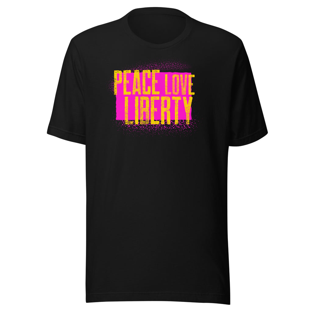 Peace Love and Liberty -  t-shirt