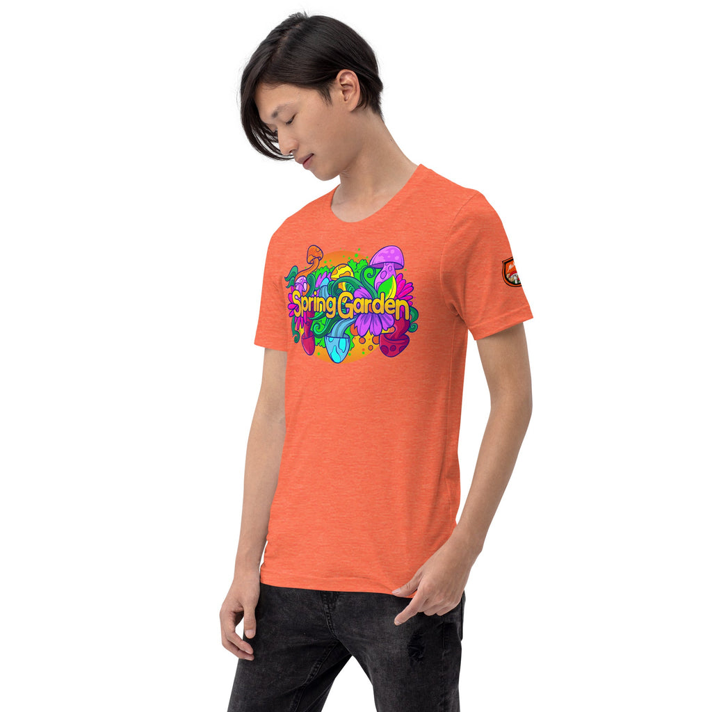 Mushmore Spring Garden Unisex t-shirt