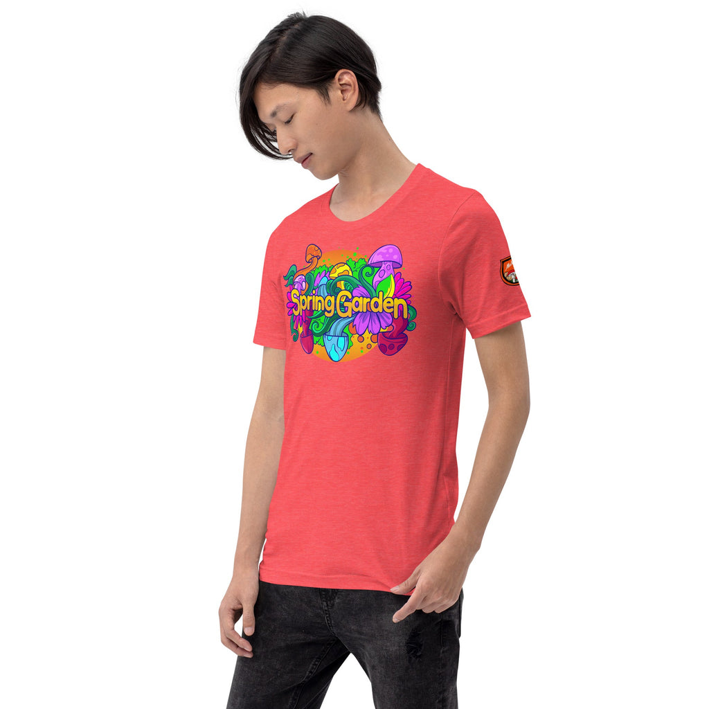 Mushmore Spring Garden Unisex t-shirt