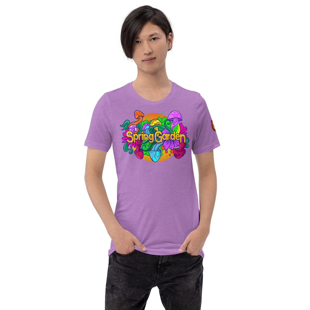 Mushmore Spring Garden Unisex t-shirt