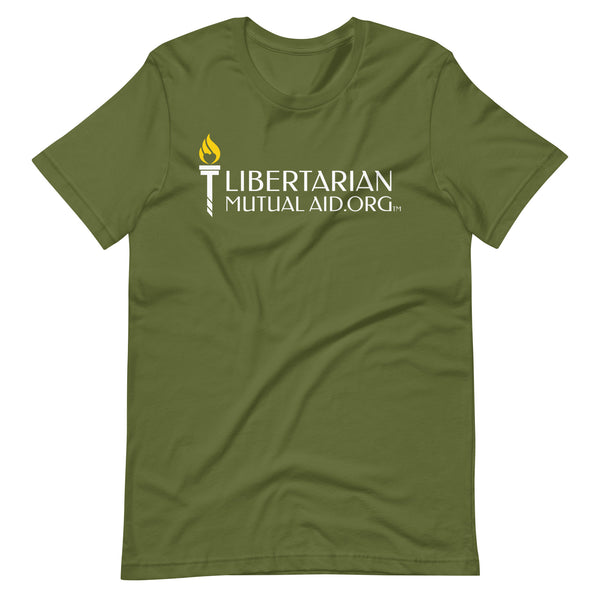 Libertarian Mutual Aid - We are not from the Government Unisex t-shirt