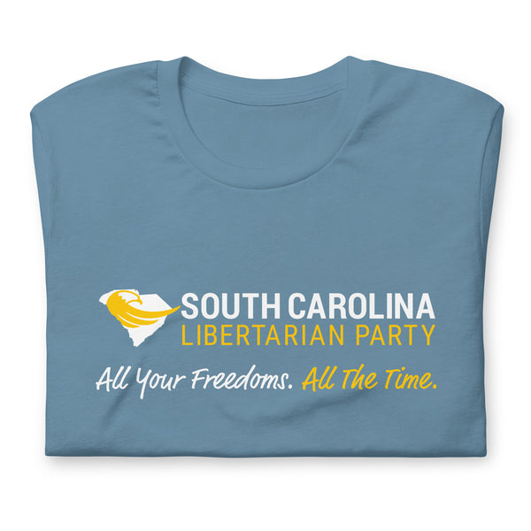 All of your Freedoms. All of the Time. SCLP t-shirt