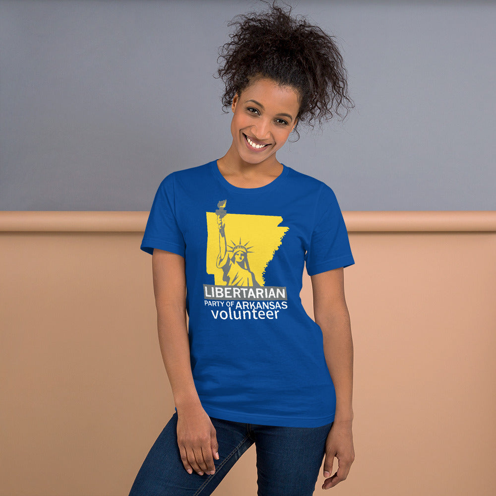 Libertarian Party of Arkansas (Volunteer) Unisex t-shirt