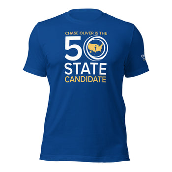 50 State Candidate - Chase Oliver Unisex t-shirt