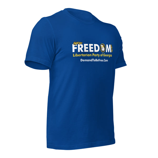 Fight for Freedom Libertarian Party of Georgia Unisex t-shirt