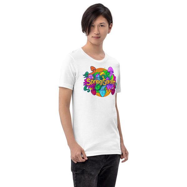 Mushmore Spring Garden Unisex t-shirt