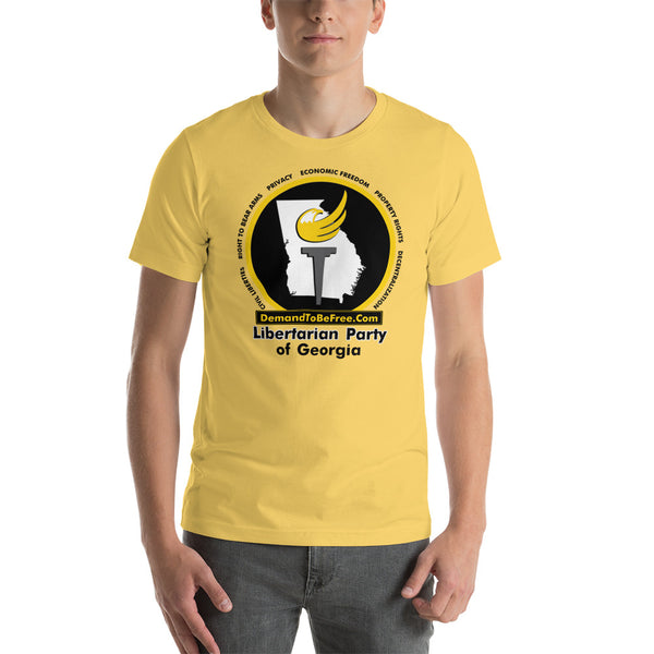 Libertarian Party of Georgia Unisex t-shirt - Proud Libertarian - Libertarian Party of Georgia