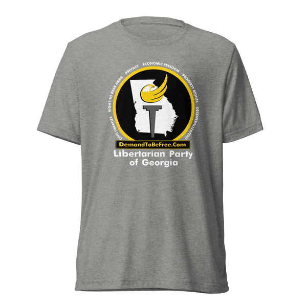Libertarian Party of Georgia Short sleeve t-shirt - Proud Libertarian - Libertarian Party of Georgia