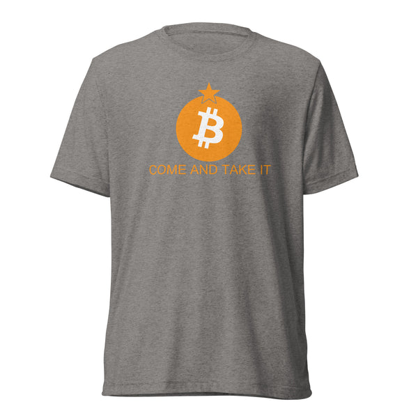 Come and Take it Bitcoin Tri-Blend T-shirt