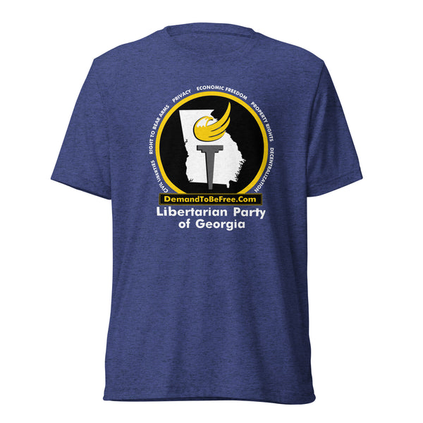 Libertarian Party of Georgia Short sleeve t-shirt - Proud Libertarian - Libertarian Party of Georgia