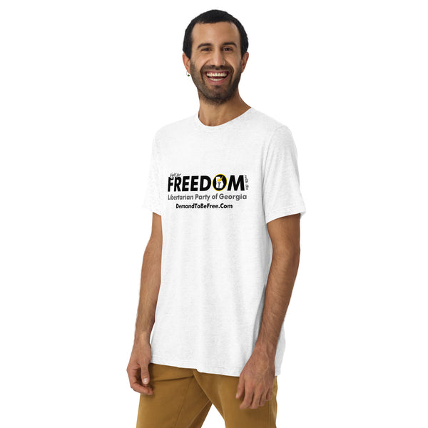 Fight for Freedom Libertarian Party of Georgia Short sleeve t-shirt - Proud Libertarian - Libertarian Party of Georgia