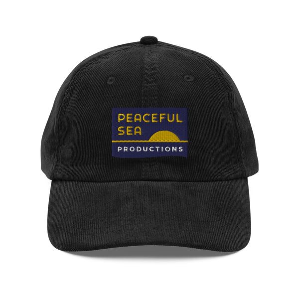 Peaceful Sea Corduroy Cap