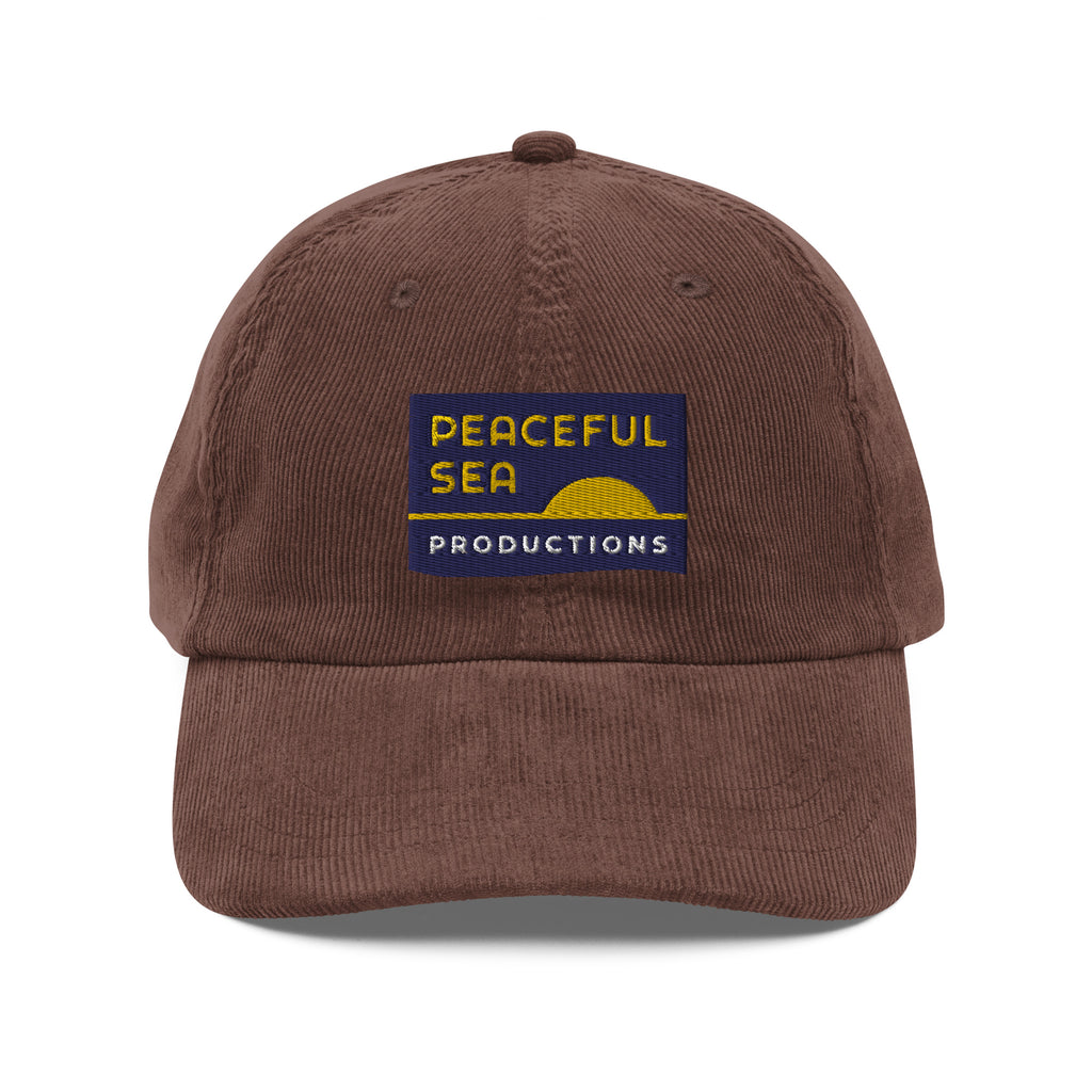 Peaceful Sea Corduroy Cap